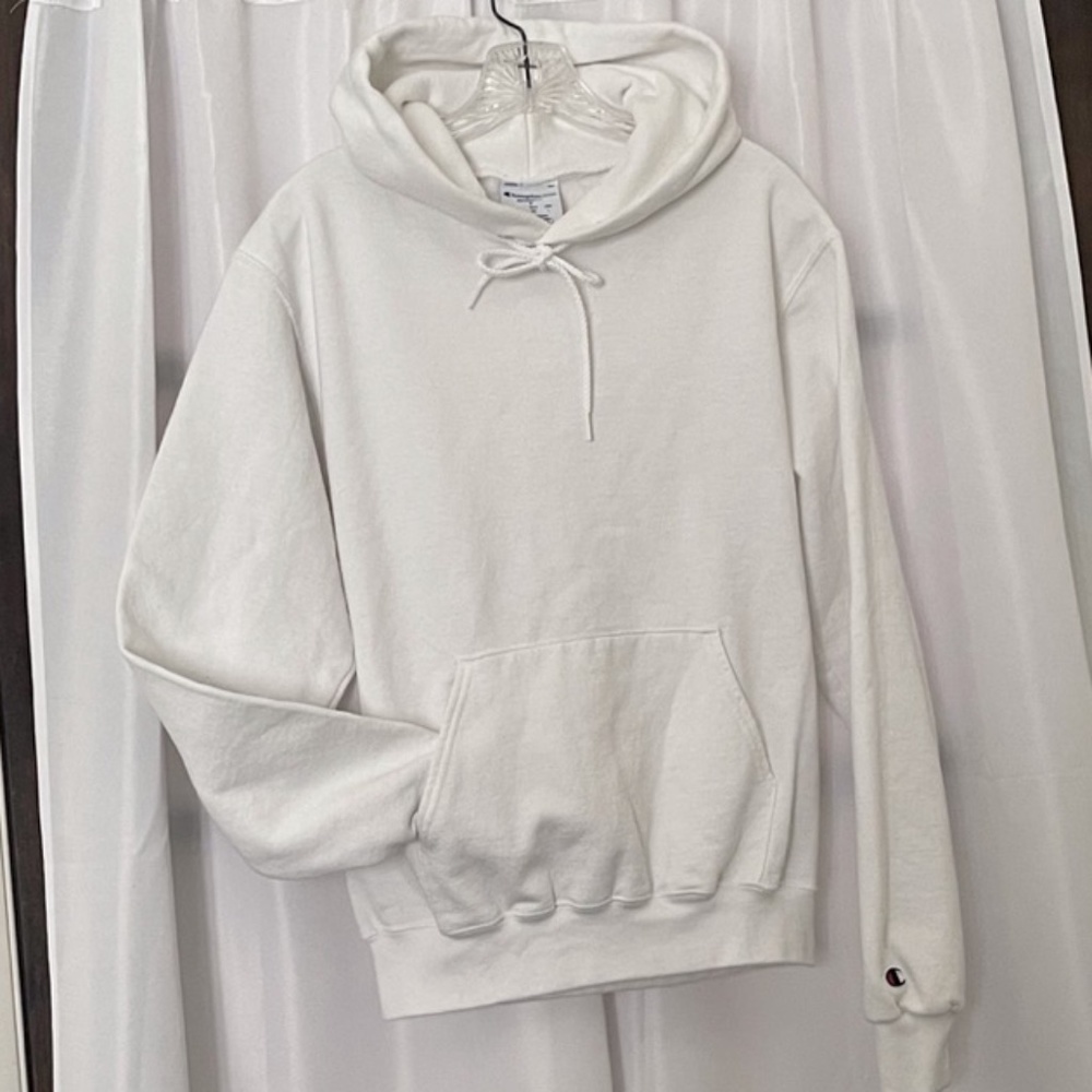 Champion White Hoodie